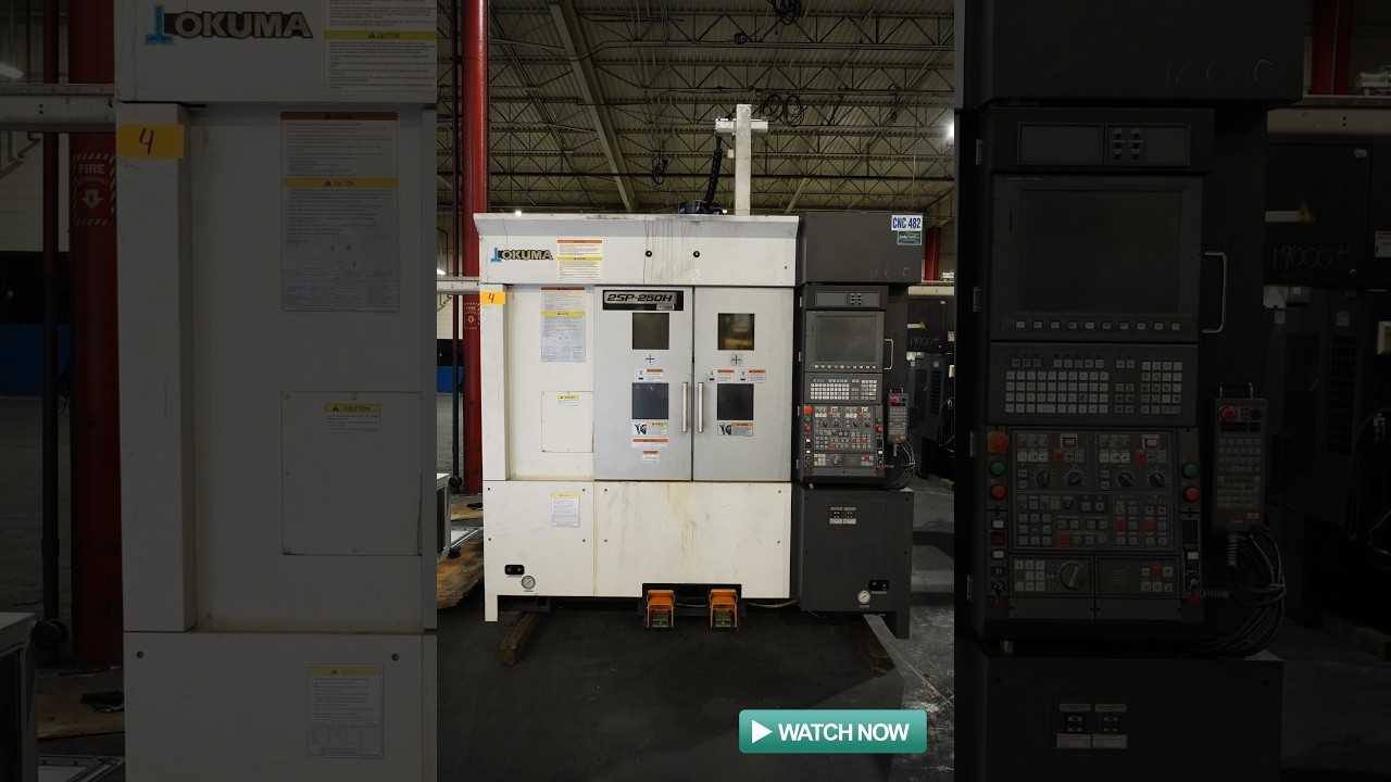 2017 OKUMA 2SP-250H TWIN SPINDLE TWIN TURRET CNC LATHE