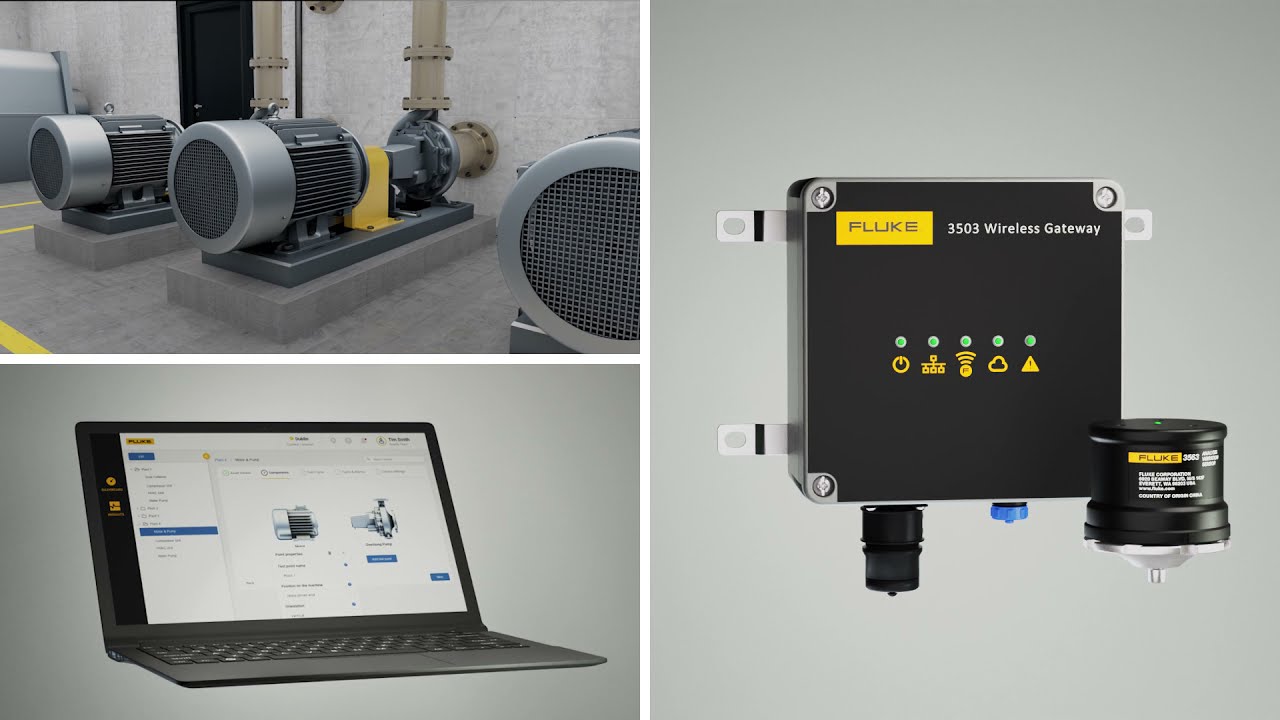 Introducing the NEW Fluke 3563 Analysis Vibration Sensor