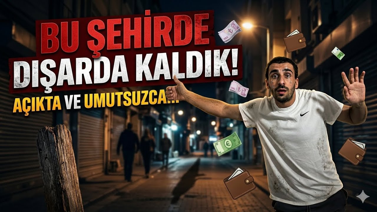 BU ŞEHİRDE DIŞARDA KALDIK !!!