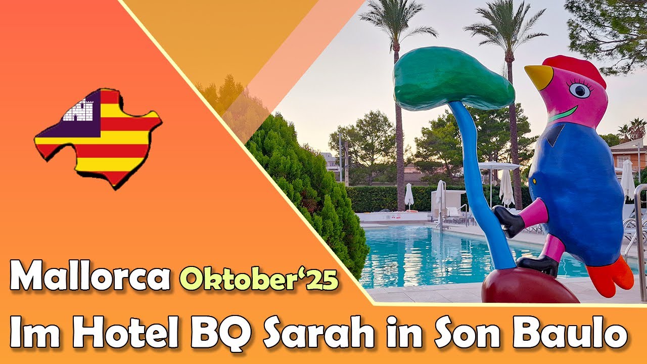 Mallorca Oktober'25 | BQ Sarah Hotel mit Weg zum Strand von Son Baulo
