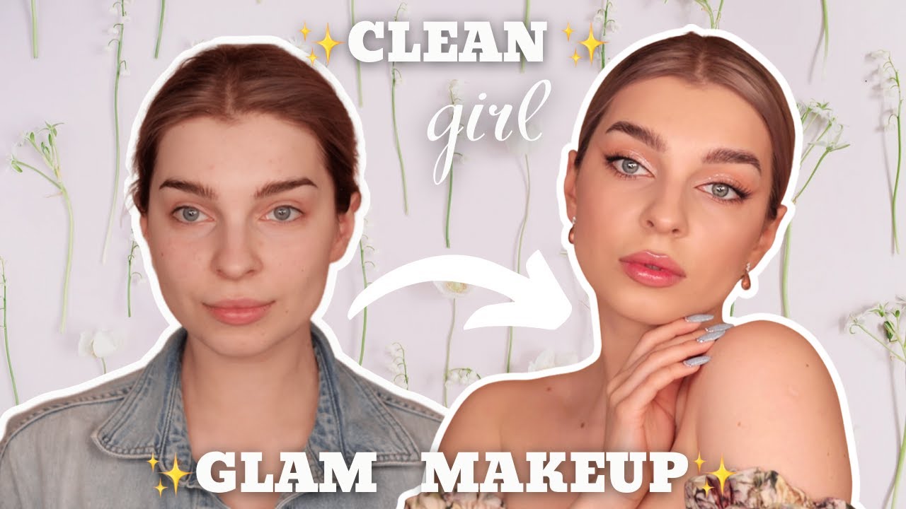 CLEAN GIRL MAKEUP ✨ WERSJA GLAM✨ MAKIJAŻ NA WESELE