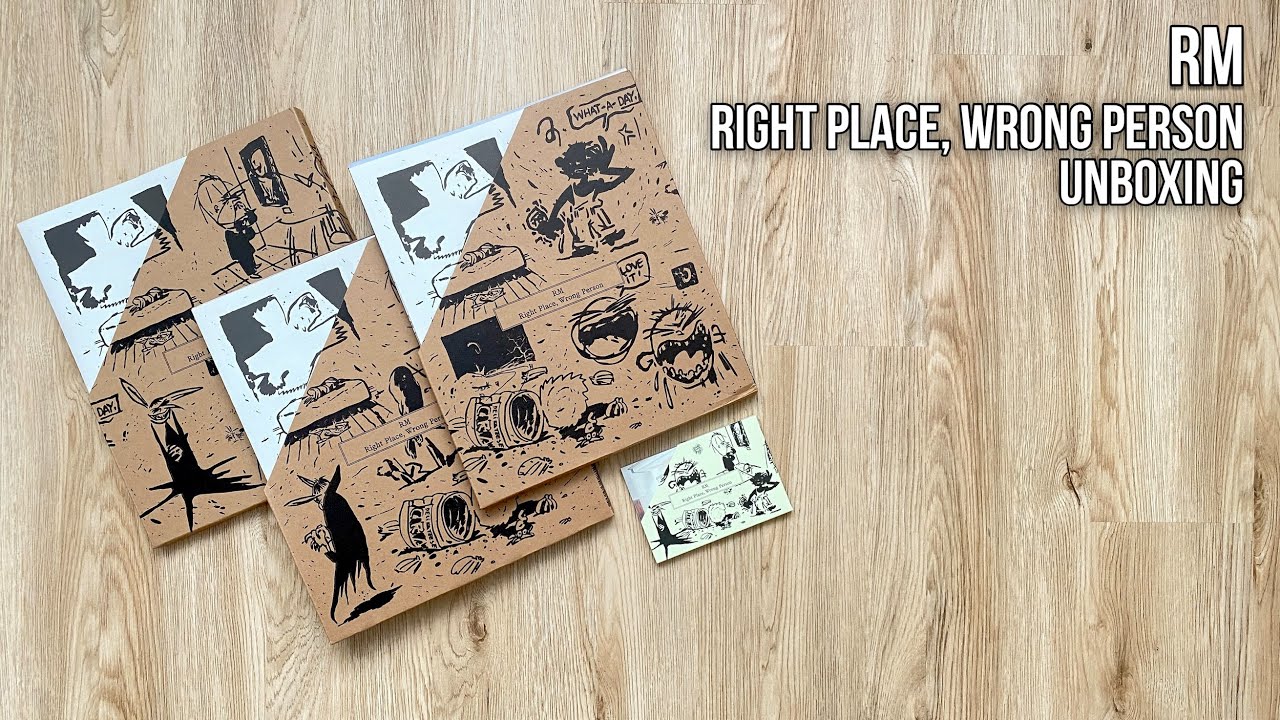 RM (BTS) 'Right Place, Wrong Person' (Full set) Unboxing | Обзор | Распаковка | Анбоксинг