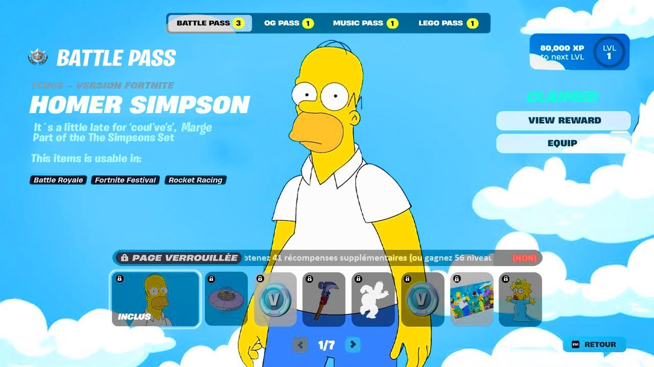 TODO LO QUE TIENES QUE SABER SOBRE EL PASE DE BATALLA DE LOS SIMPSONS EN FORTNITE! (Skins, Precio!)