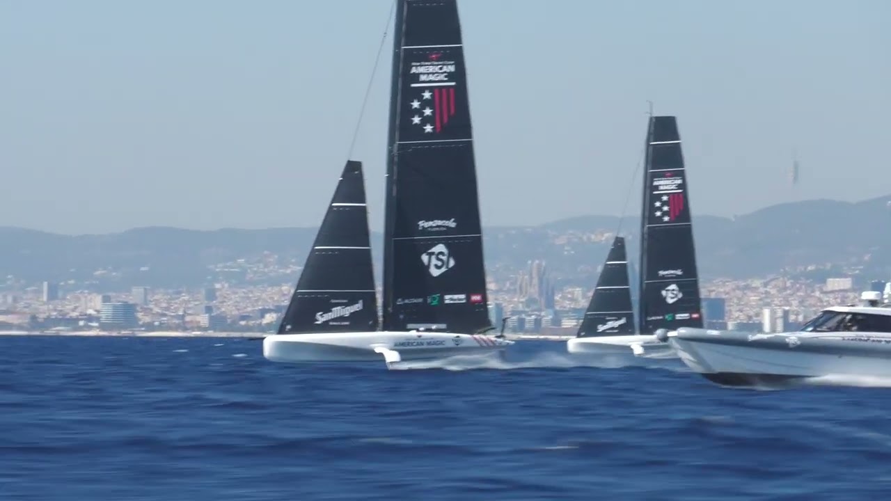 Cup Spy: Highlights - American Magic - AC40 - Day 75 - Barcelona - October 10, 2023