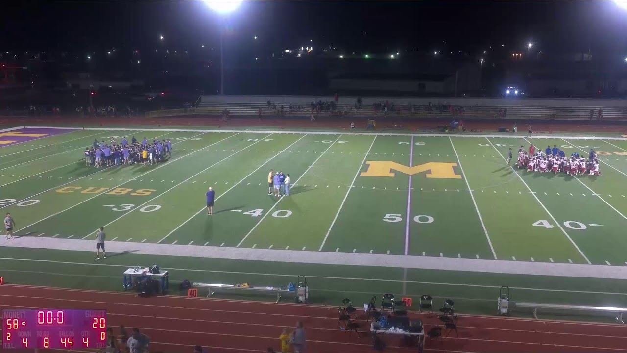 Monett High School vs East Newton High School Mens Varsity Football