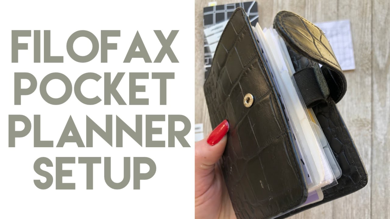 2020 Filofax Pocket Croc Setup | Pocket Planner Flip Through!