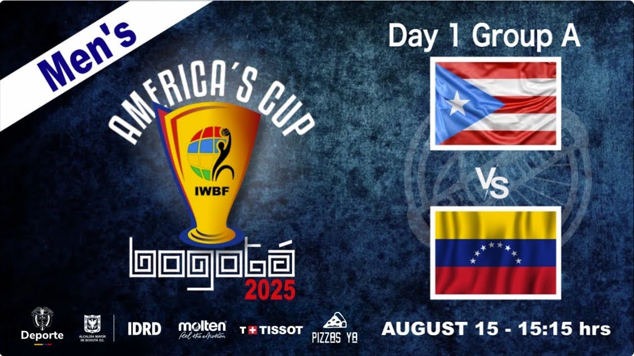 Puerto Rico 🇵🇷 vs Venezuela 🇻🇪 | Day 1 – Men’s Group Stage | 2025 IWBF Americas Cup