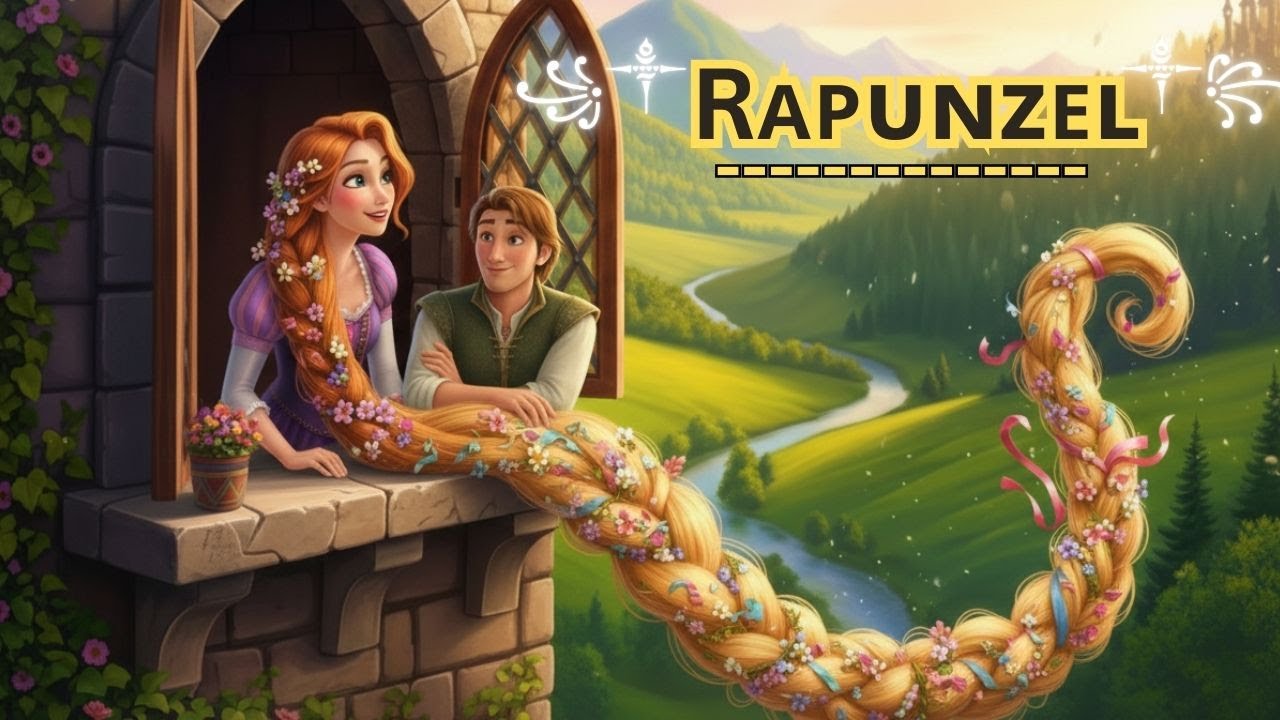 Rapunzel -- The Golden Hair Princess | A Beautiful Fairy Tale About Truth, Love & Freedom #rapunzel