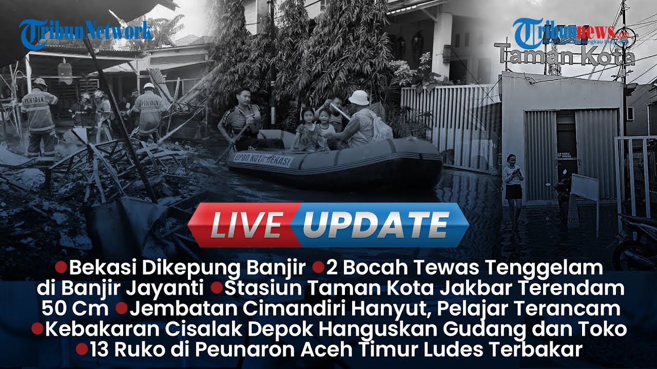 🔴LIVE UPDATE SORE: Jabodetabek Dikepung Banjir, Viral Video Pesta Gay di Cirebon
