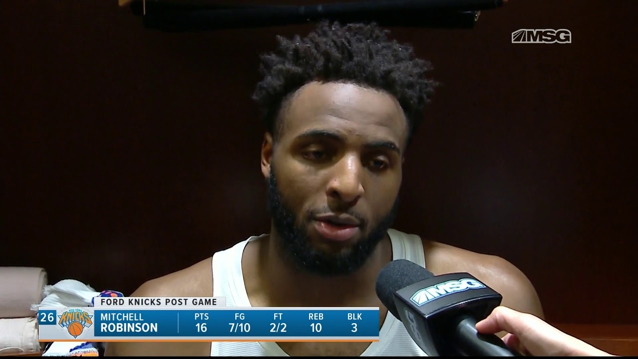 Mitchell Robinson Goes Over Performance vs. Nuggets | New York Knicks Post Game