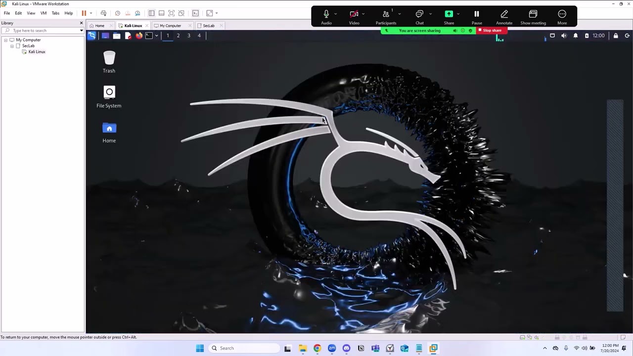 Как установить Kali Linux и Metasploitable на VMware Workstation Pro