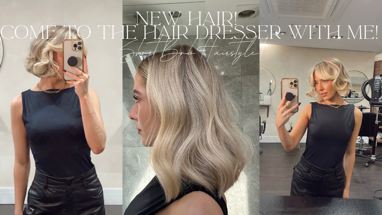 COME TO THE HAIR SALON WITH ME! GETTING A BOB AGAIN! | India Moon
