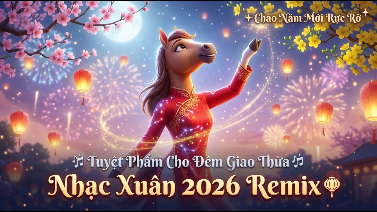 Nhạc Xuân 2026 Remix 🏮 Tuyệt Phẩm Cho Đêm Giao Thừa - Chào Năm Mới Rực Rỡ