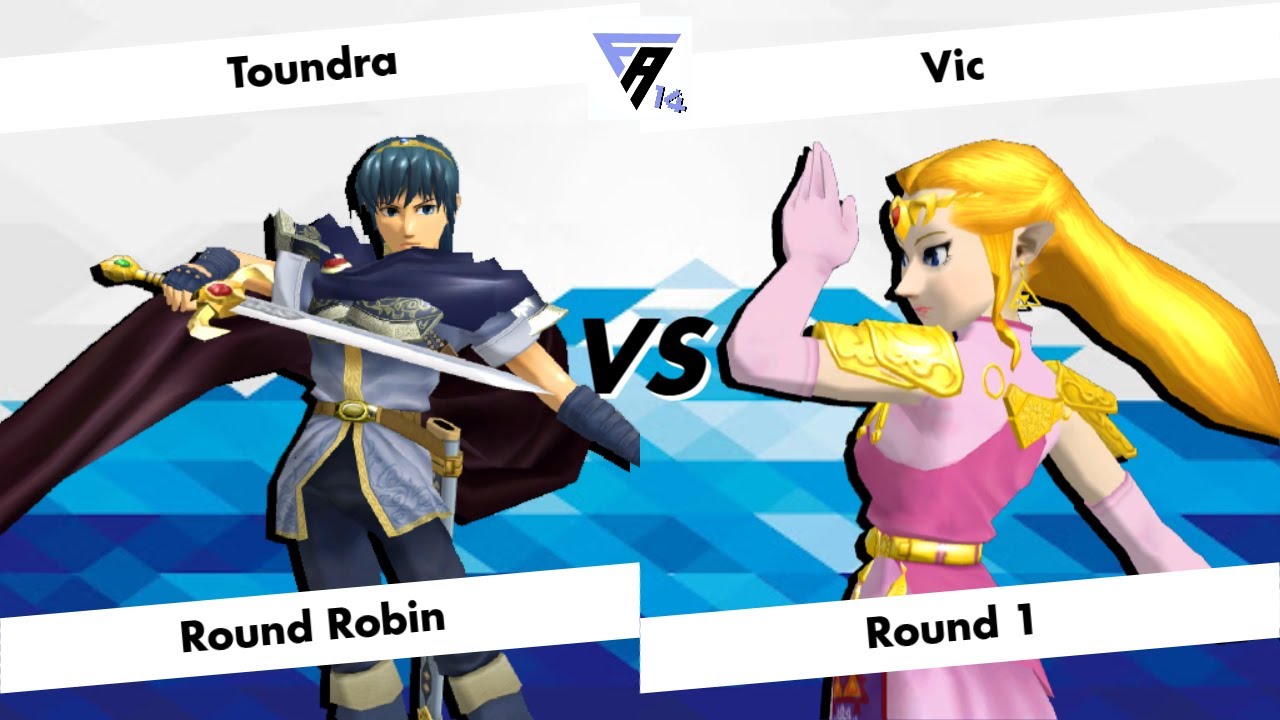 Frame Advantage 14 - Melee - Round Robin - Toundra (Marth) vs Vic (Zelda, Ice Climbers)