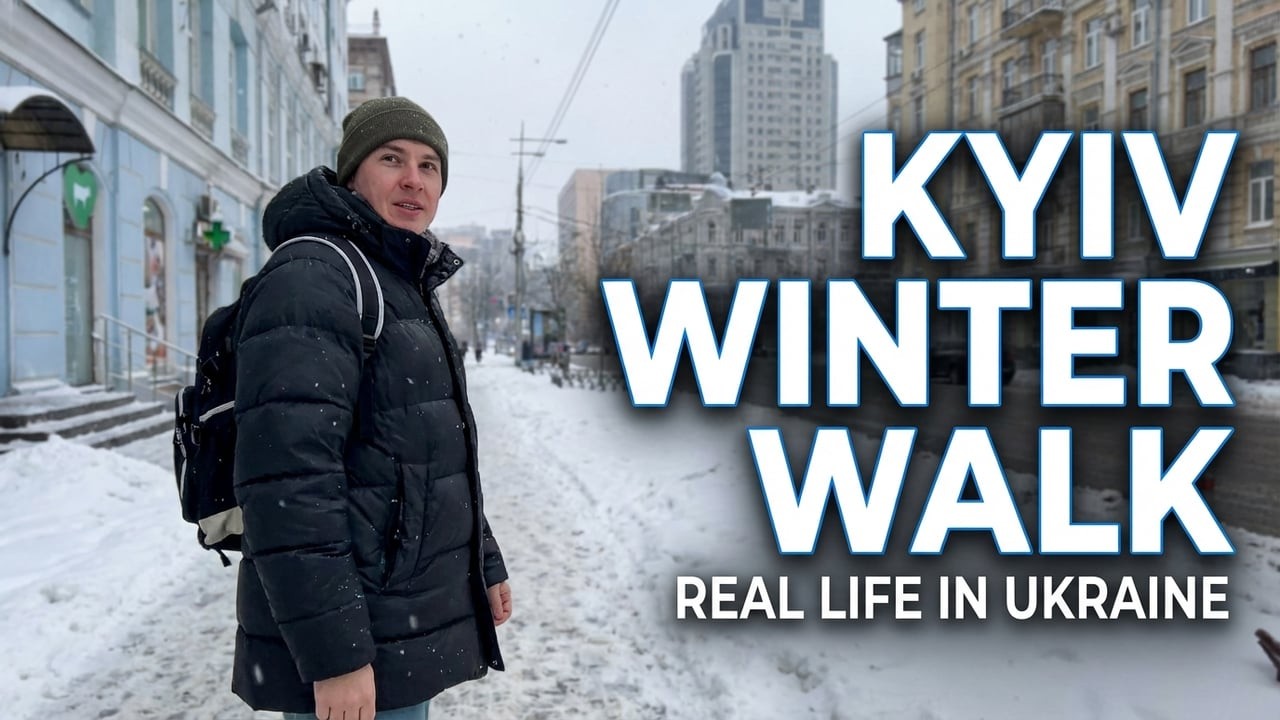 🔥Kyiv During Winter | Real Life in Ukraine's Capital City 🇺🇦 | 4K Walk