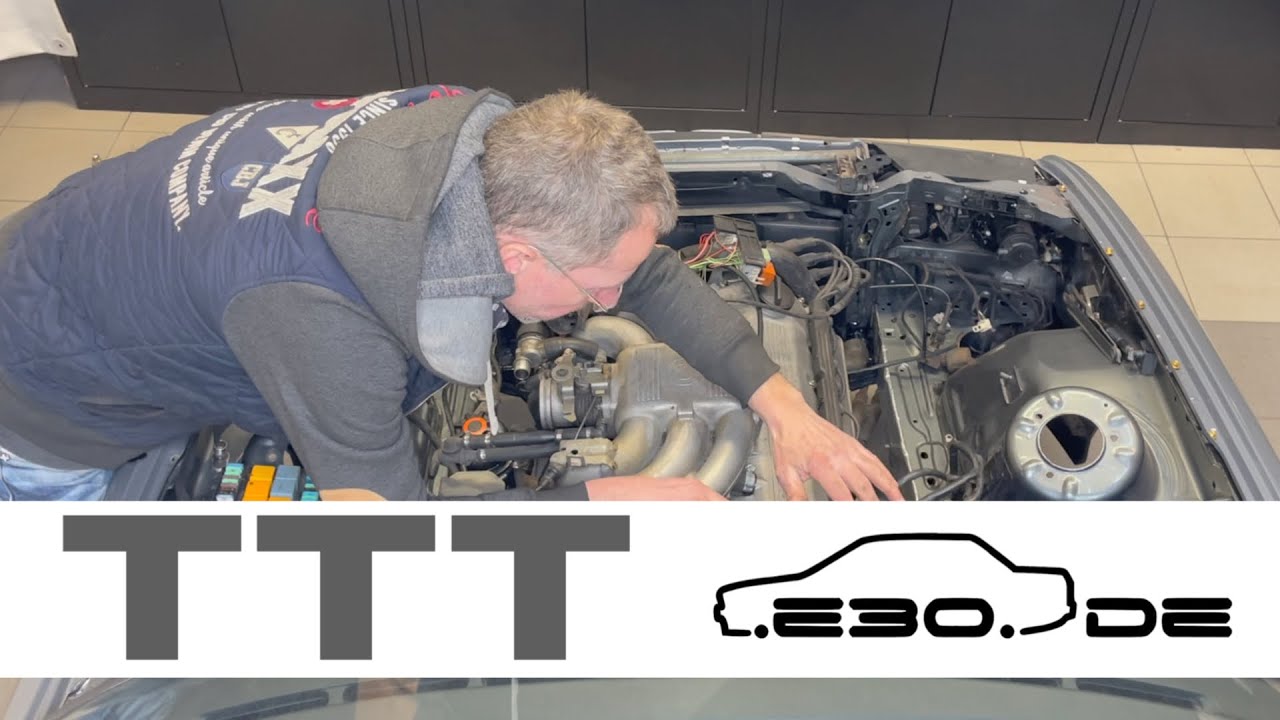 M20 Einbauarbeiten oben und erster Start - BMW 325i Tracktool