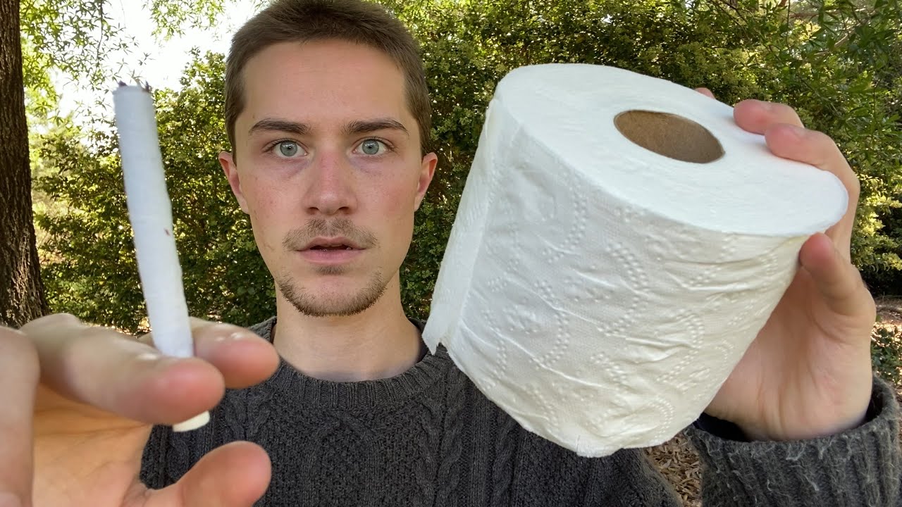 I Rolled a Cigarette with TOILET PAPER and Smoked It to Get Rid of My Diarrhea