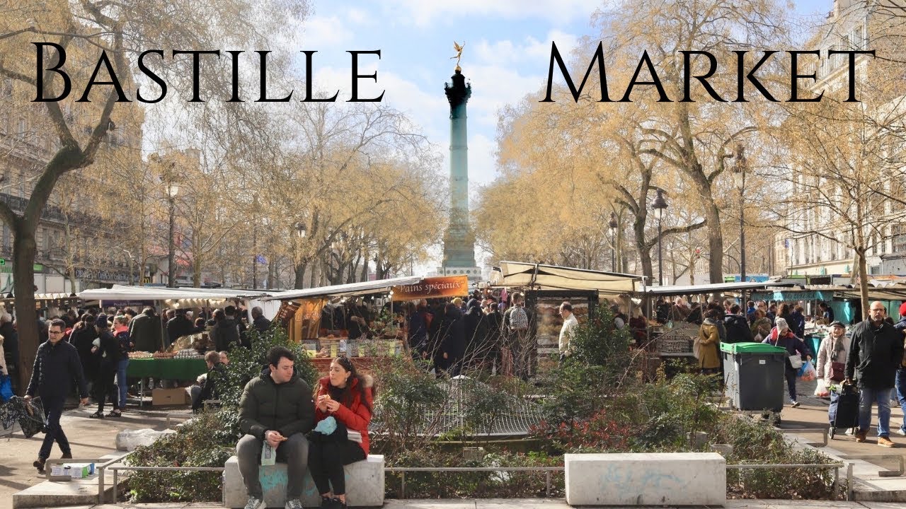 Paris Bastille Market Stroll (with bonus sea urchins tasting)