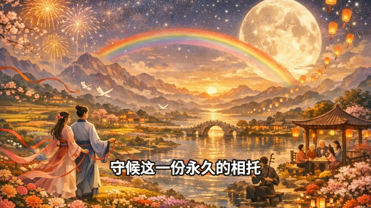 锦绣华年｜国风原创女声版本 🌙 二胡×钢琴的东方治愈旋律 · HuaNian Music Project