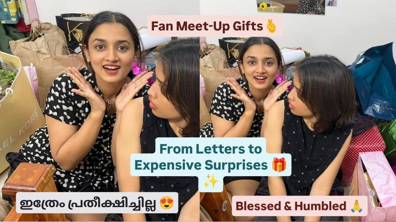 പാതിരാത്രിയിലെ Unboxing 🎁 We Felt So Loved 🥹❤️Fans❌Family✅ From Letters to Expensive Surprises 🎁✨
