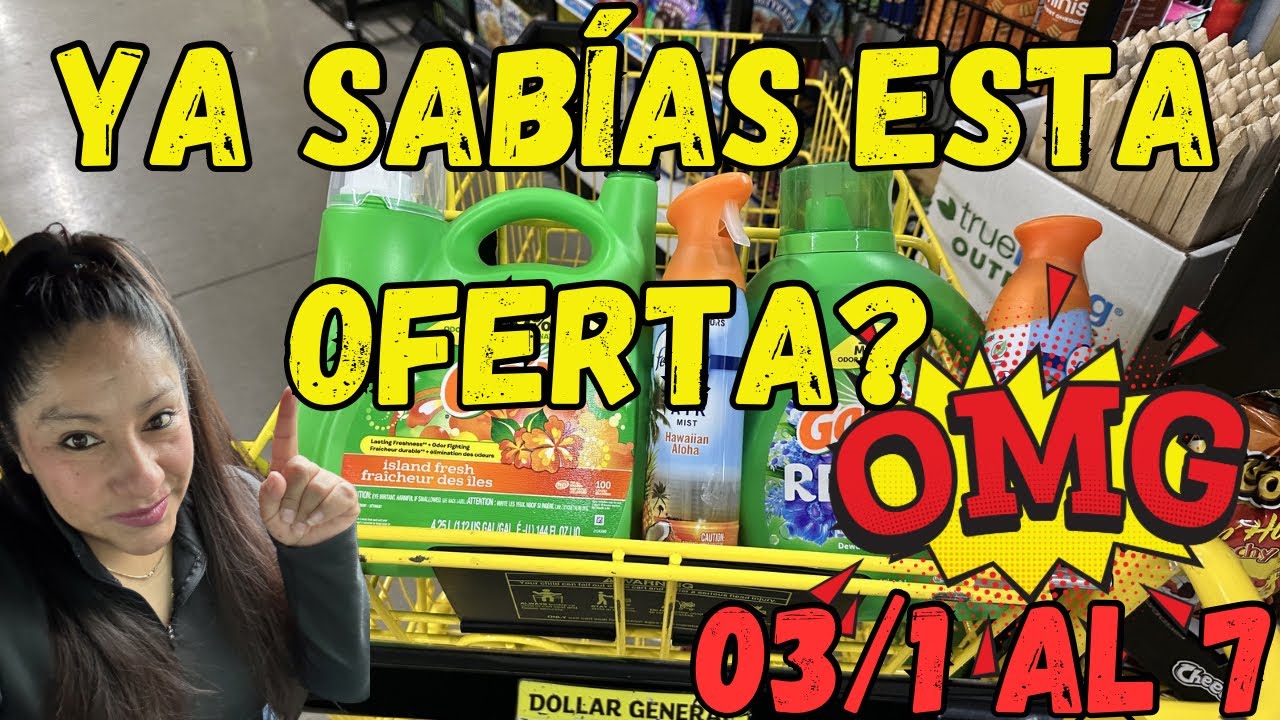 😱Ya sabías esta oferta corre de Dollar General porque esto está buenísimo. Aprende a ser Cupones🚨🚨🚨
