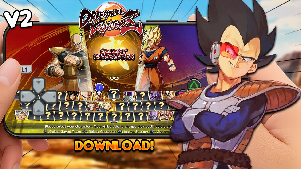 DRAGON BALL FIGHTERZ MUGEN V2 PARA CELULAR E PC!