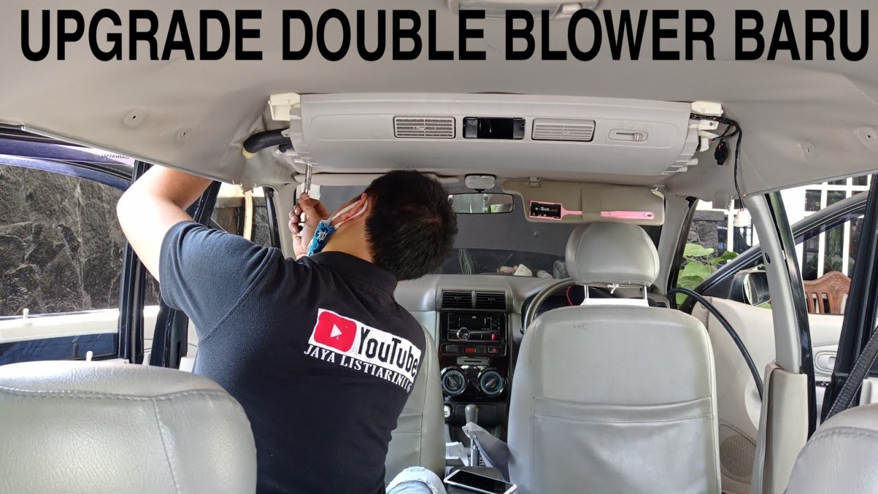 DAIHATSU XENIA OLD UPGRADE PASANG AC DOUBLE  BLOWER