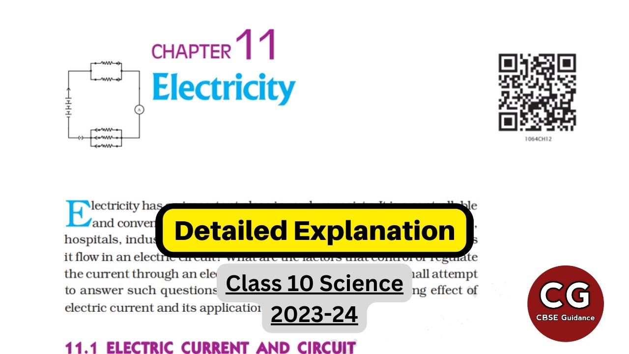 Electricity Class 10 Science (Full Chapter) NCERT Explanation