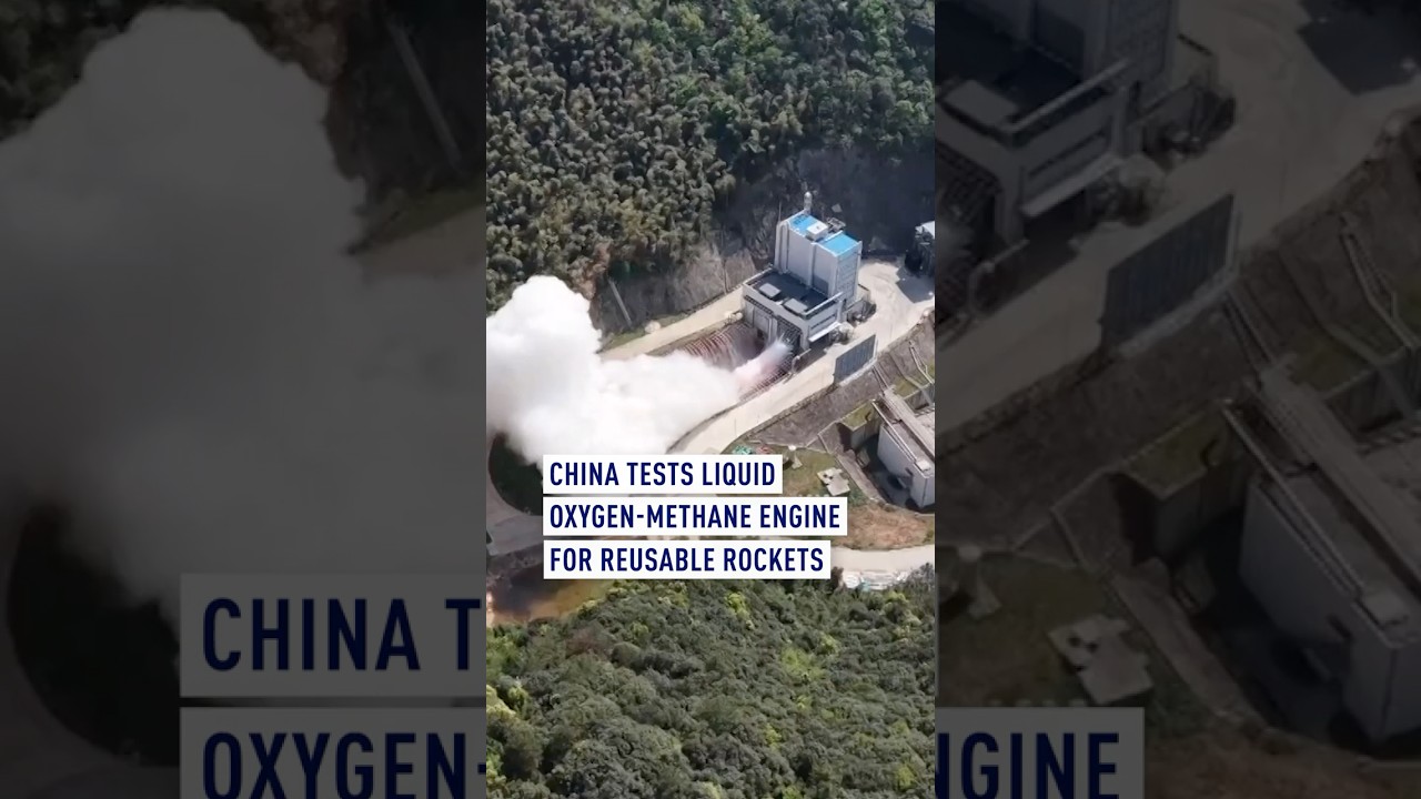 China tests liquid oxygen-methane engine for reusable rockets