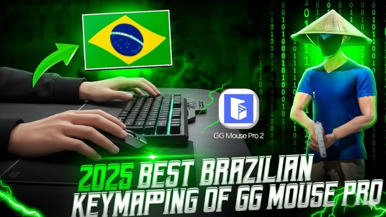 2025 BEST BRAZILIAN KEYMAPPING OF GG MOUSE PRO ||Keyboard⌨️and Mouse gameplay🥶🔥
