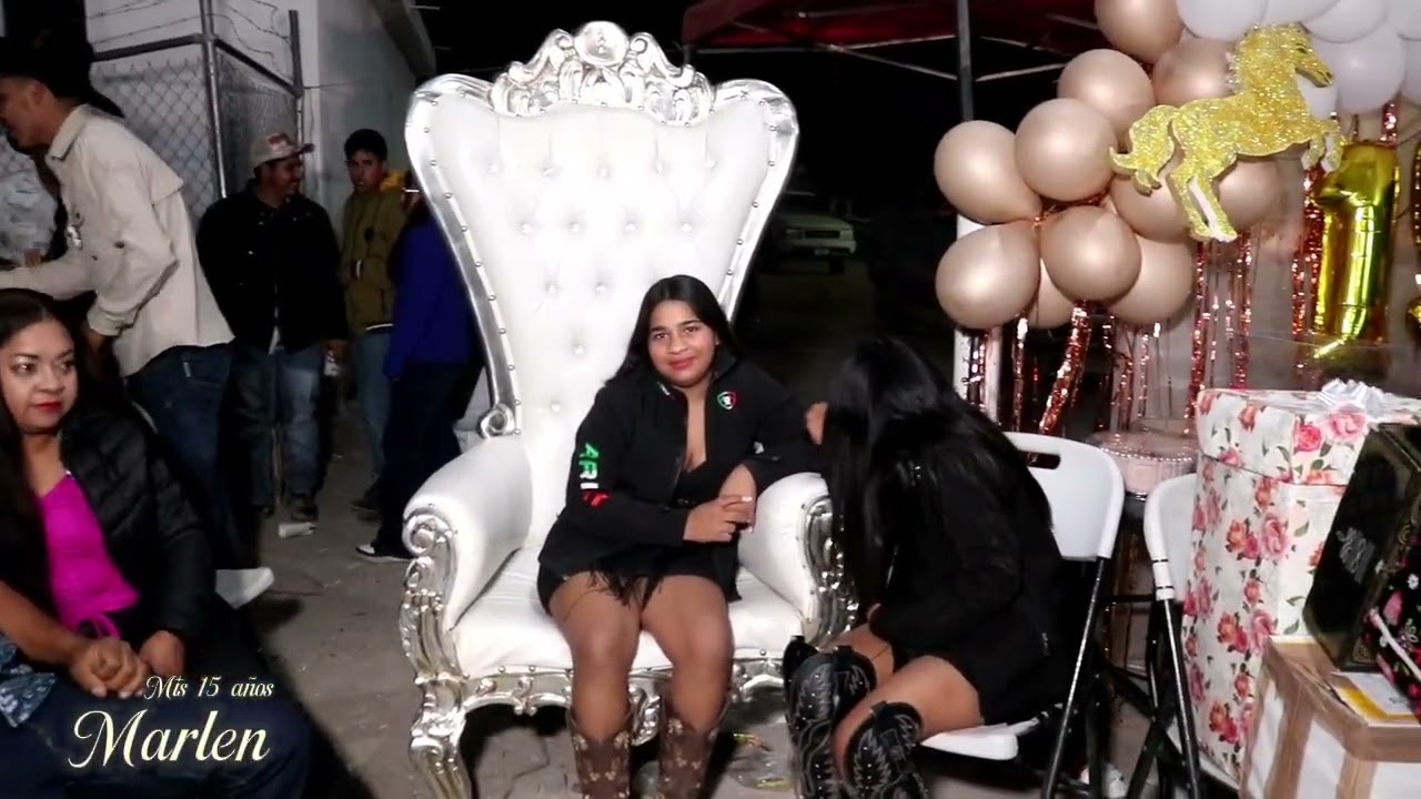 Mis 15 años MARLEN de El 21 de Marzo Mazapil Zacatecas parte 2