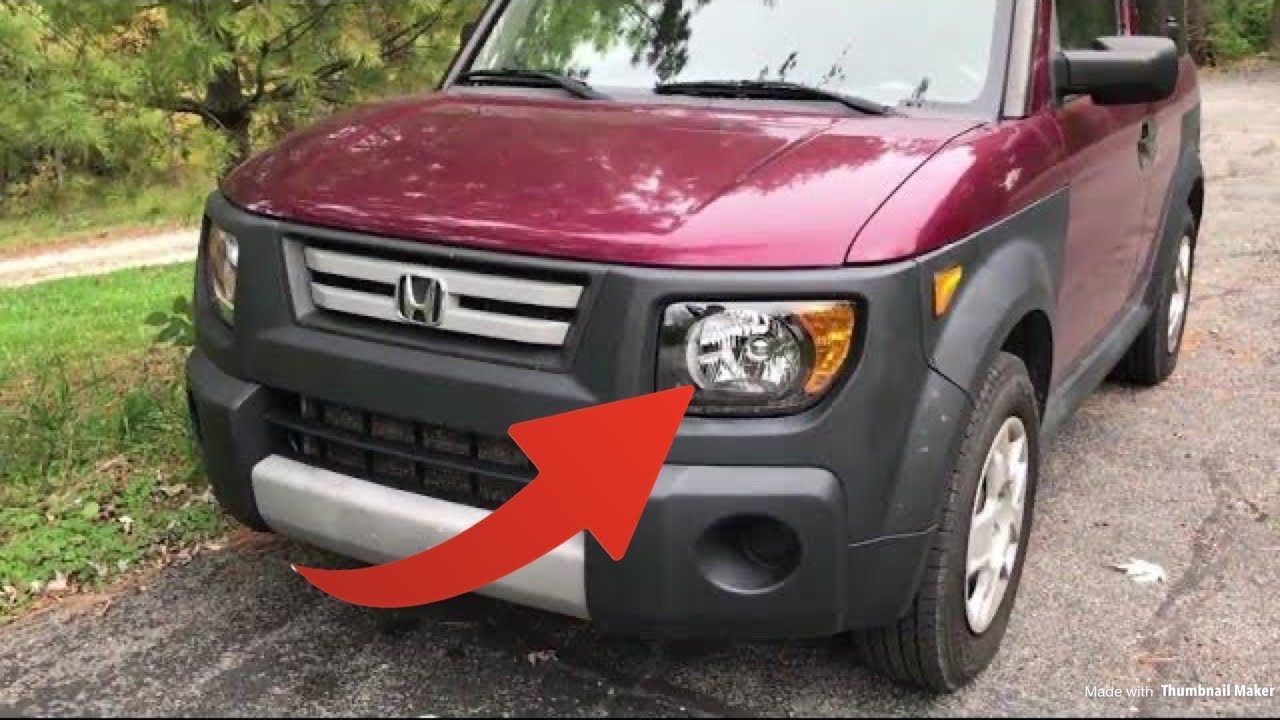 Headlight Housing Replacement Honda Element