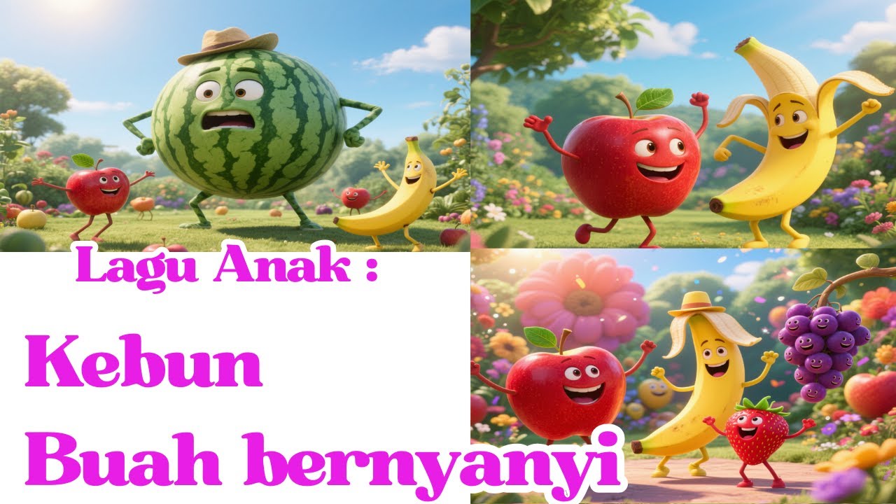 Kebun Buah Bernyanyi – Lagu Anak Ceria dan Edukatif