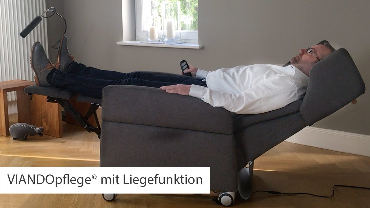 Aufstehsessel VIANDO®  Komfort Liegefunktion mit Herz-Waage-Lage