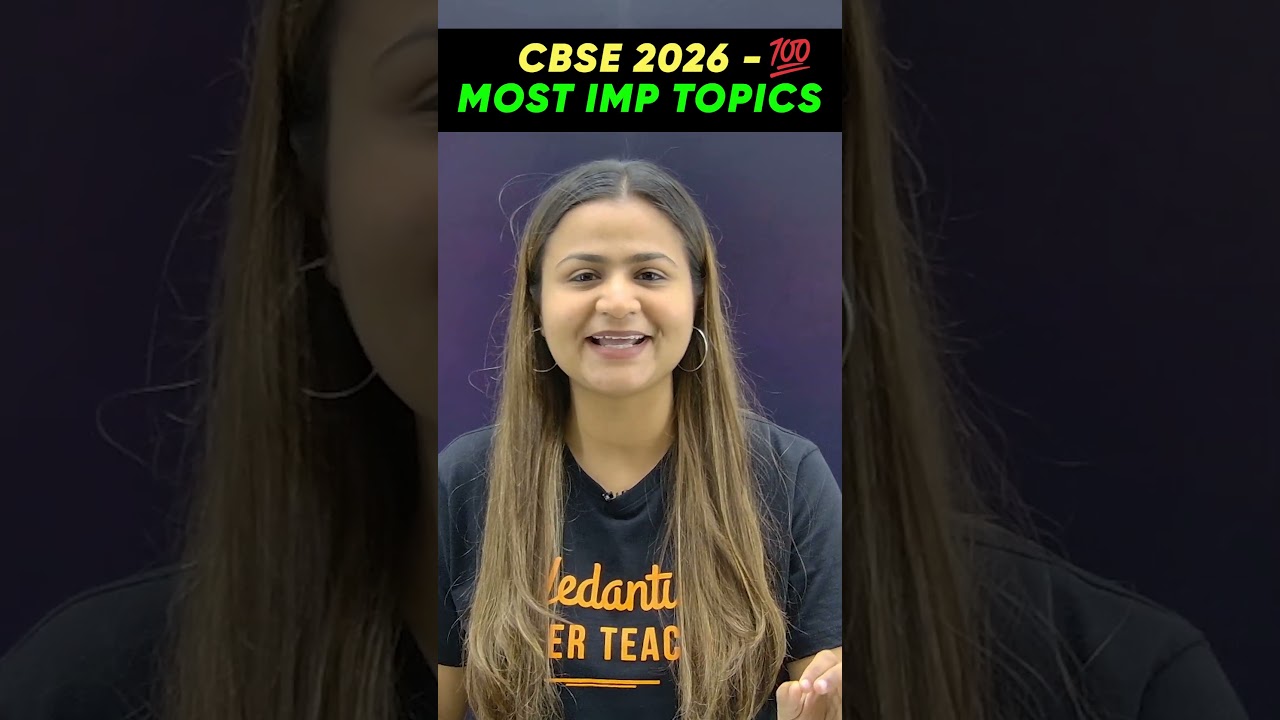Top 33 Science Topics Guaranteed in Class 10 Boards 2026 💥 | Krushi Mam #shorts #vedantu #viral