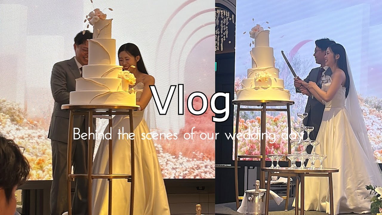 Our wedding day vlog 👰🏻&zwj;♀️🤵🏻 | behind the scenes | four seasons hotel singapore ˙ᵕ˙