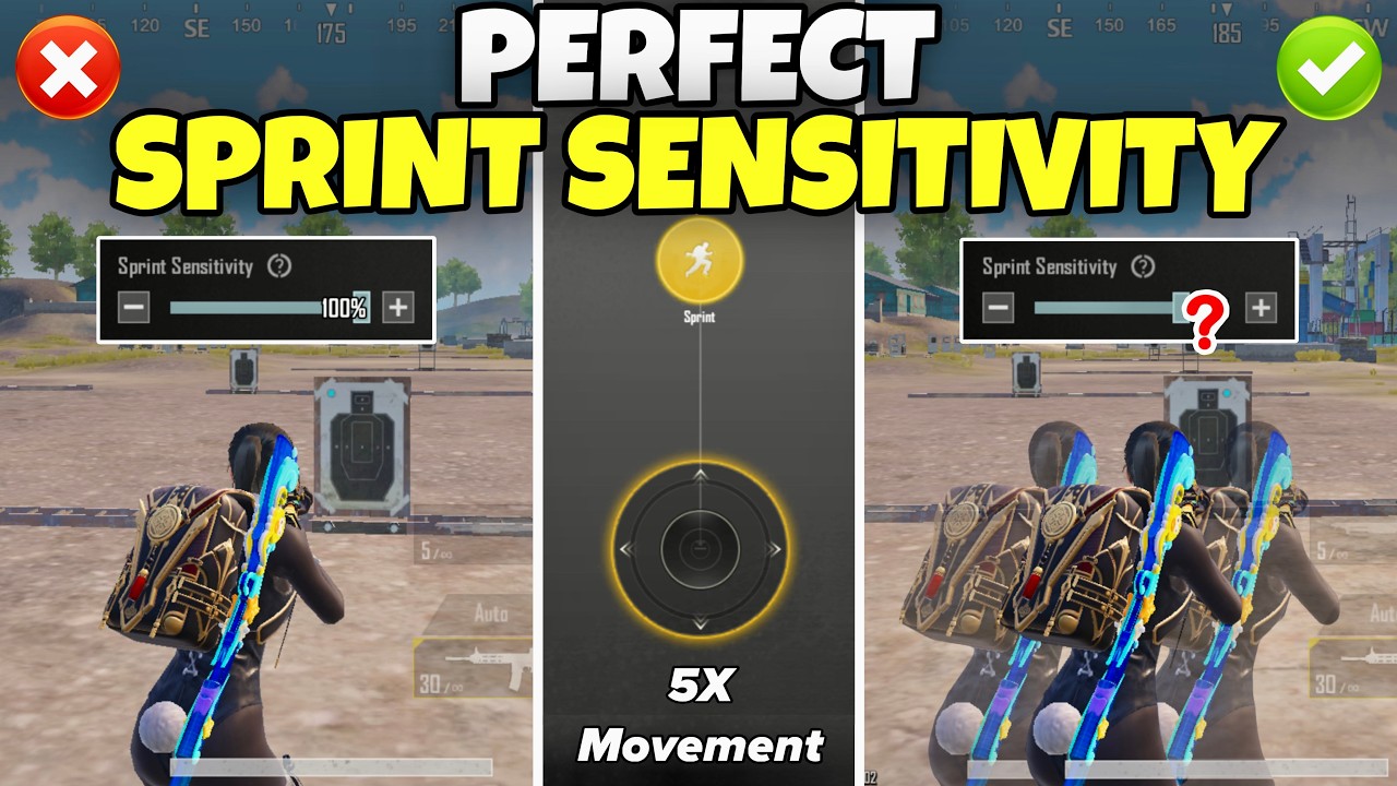How To Set Sprint Sensitivity in BGMI 🔥 | Joystick Full Setup (100% Best Settings)