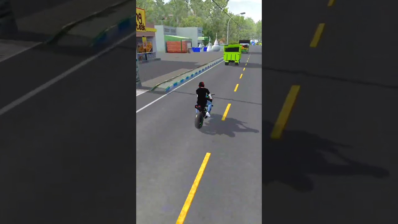 Bang Coba Ngikutin Truck Pakai Mod Motor