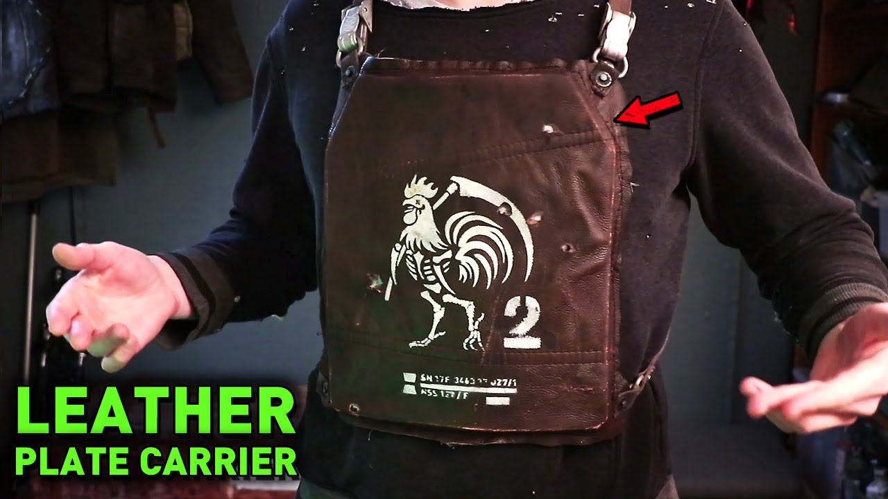 Leather plate carrier