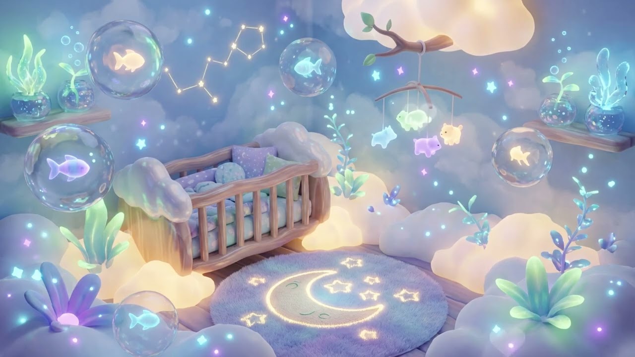 🌧️ Rainy Night Baby Lullaby 💤 Helps Babies Fall Asleep Fast 😴