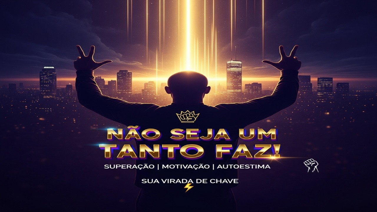 Não Seja Um Tanto Faz – Superação,Motivação e Autoestima #Autoajuda #Inspiração