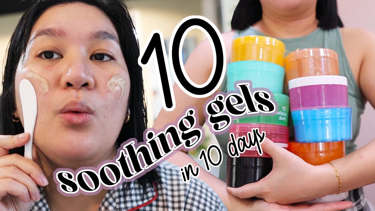 skincare • 💦10 SOOTHING GELS for 10 Days! | Kris Lumagui🛀