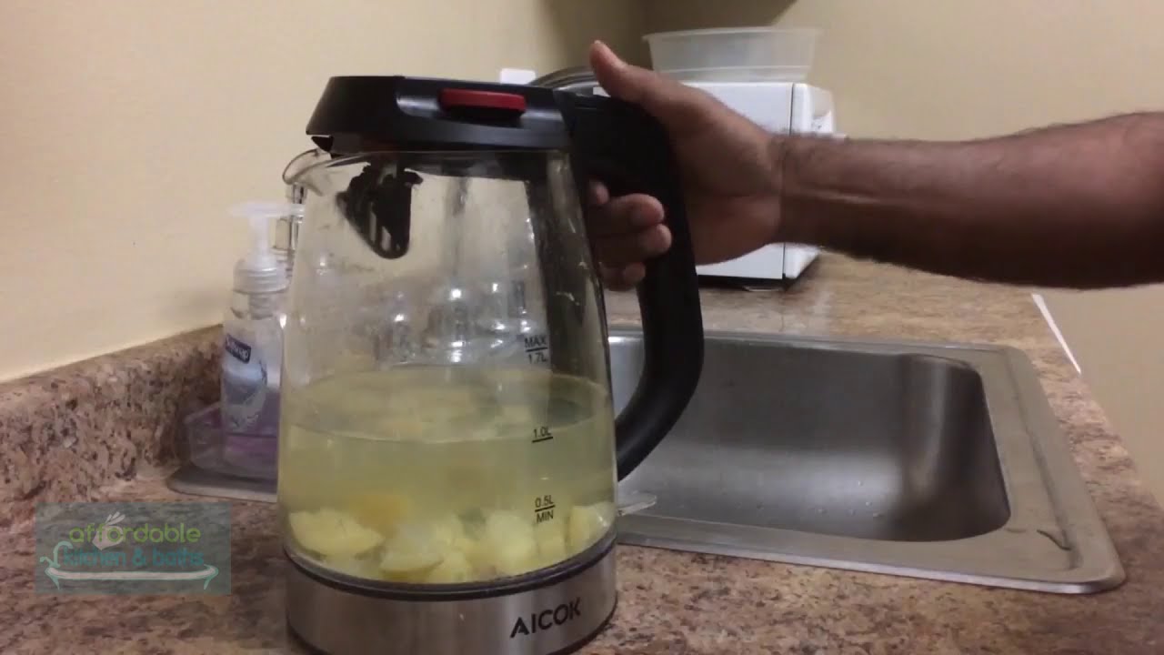* How to Clean an Electric Glass Kettle in a most easiest way  * Aicok Electric Glass Kettle*