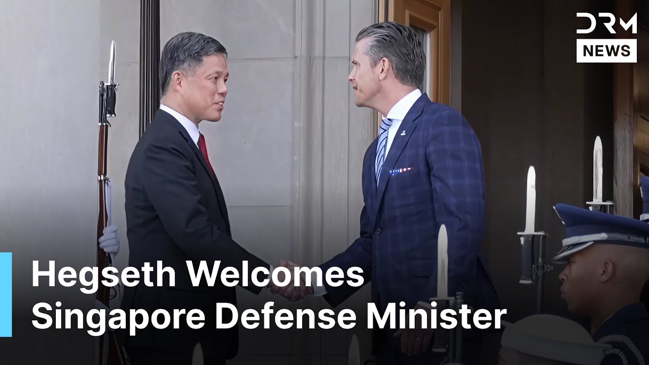 Pentagon Hosts Singapore Defense Minister For Bilateral Talks | DRM News | AC1N