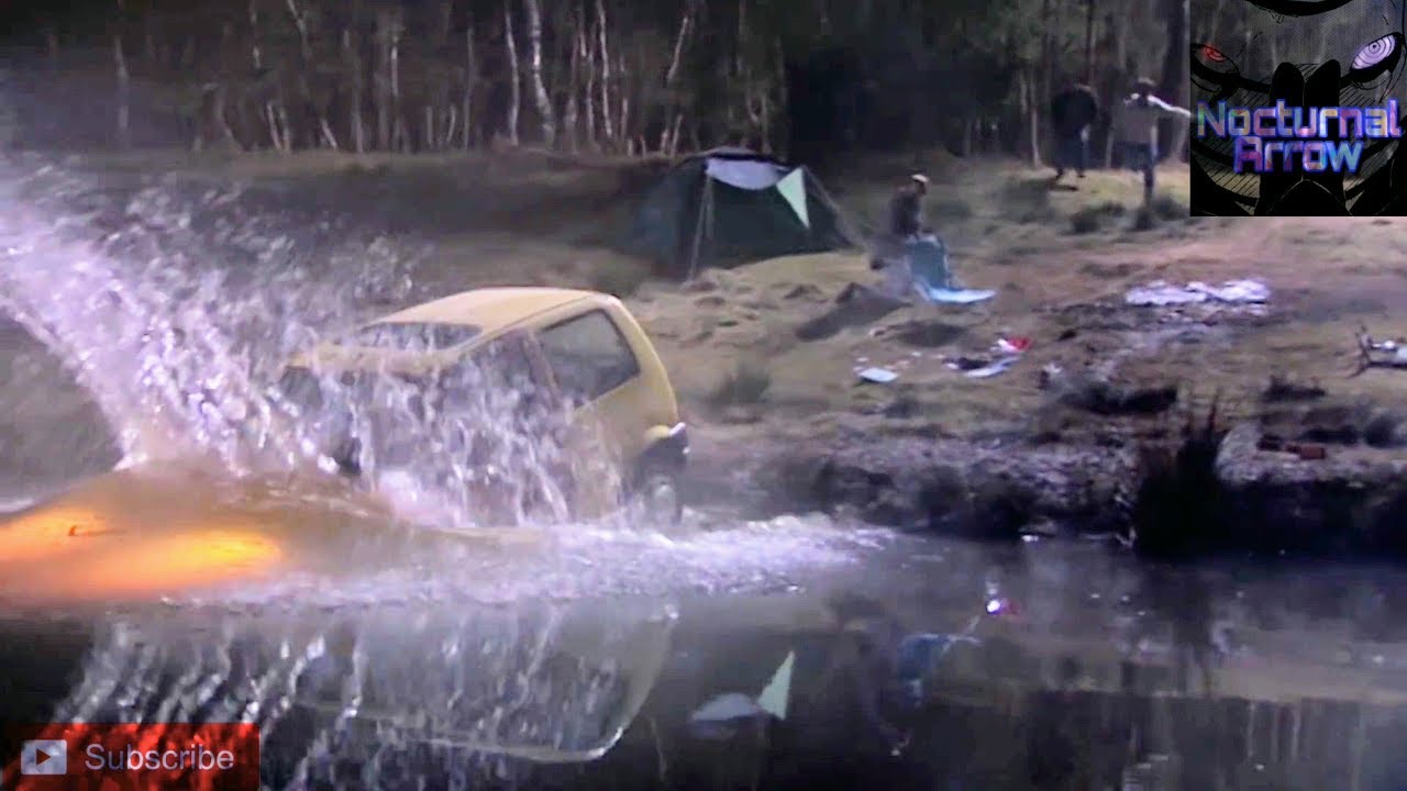 Hilarious Scene from The Inbetweeners! Simon's Car goes in the Lake! xD