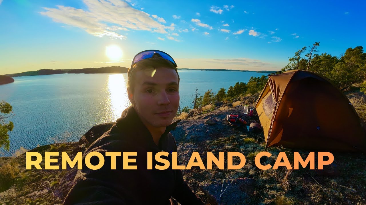 Autumn Solo Camping on a Remote Island