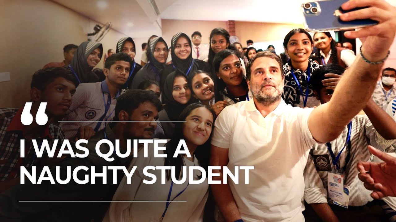 You can be successful in any field you want | Rahul Gandhi to students in Kollam | Bharat Jodo Yatra