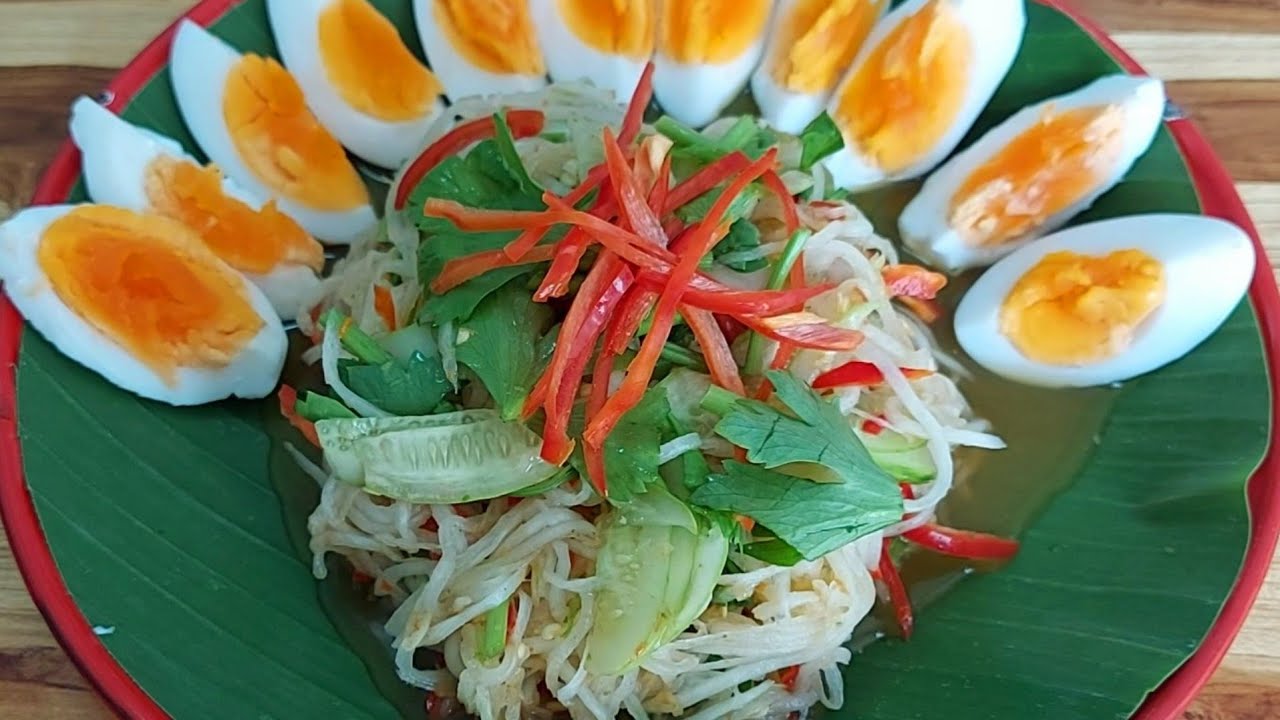 ยำหัวไชเท้า เมนูยำแบบบ้านๆเคล็ดลับหัวไชเท้าไม่เผ็ดเหม็นหื่น/ครัวกัณฐมณี channel