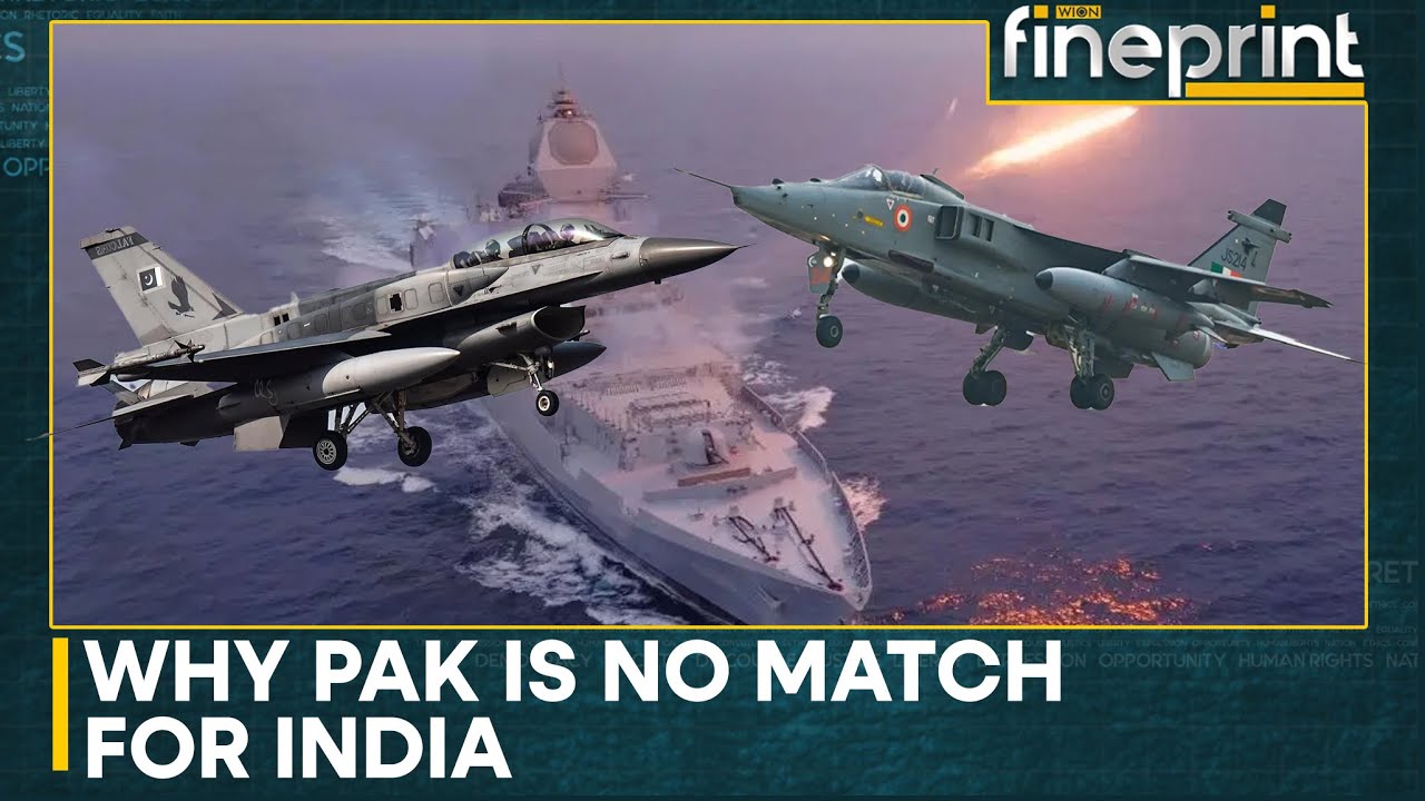 How India & Pakistan Compare In Military Strength | WION Fineprint