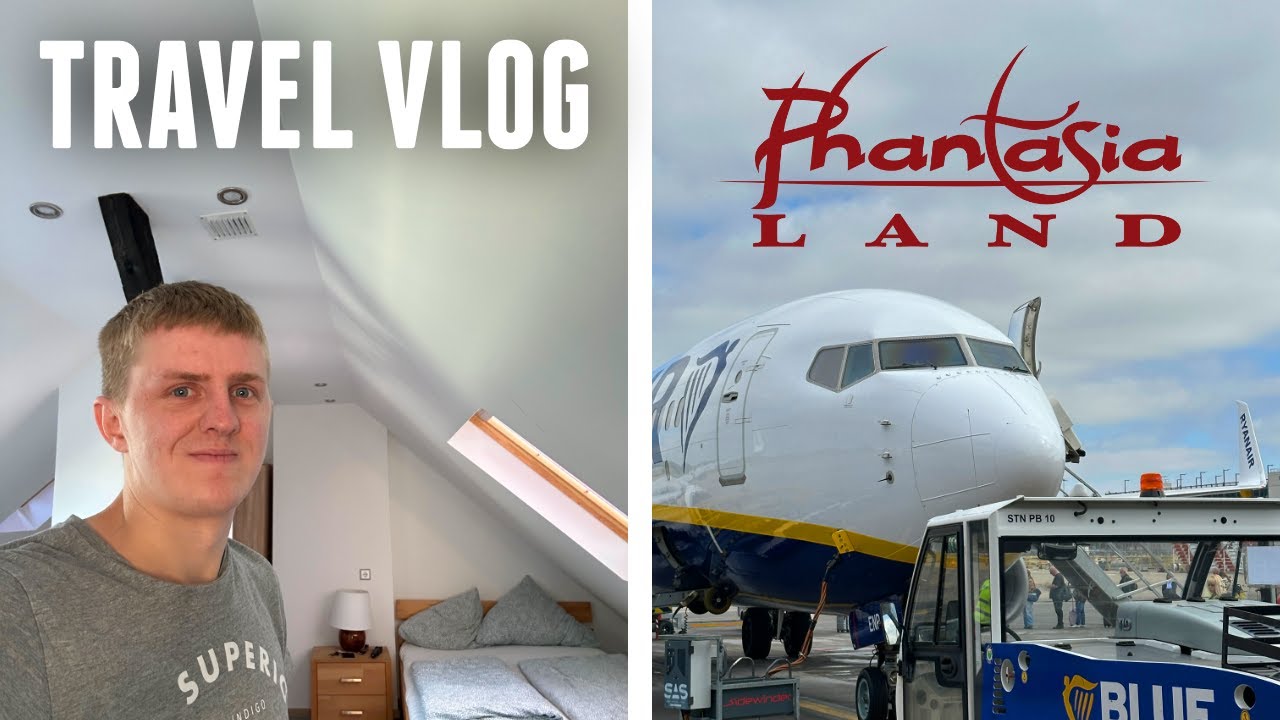 Phantasialand 2025 Travel Vlog - Ryanair Flight to Cologne